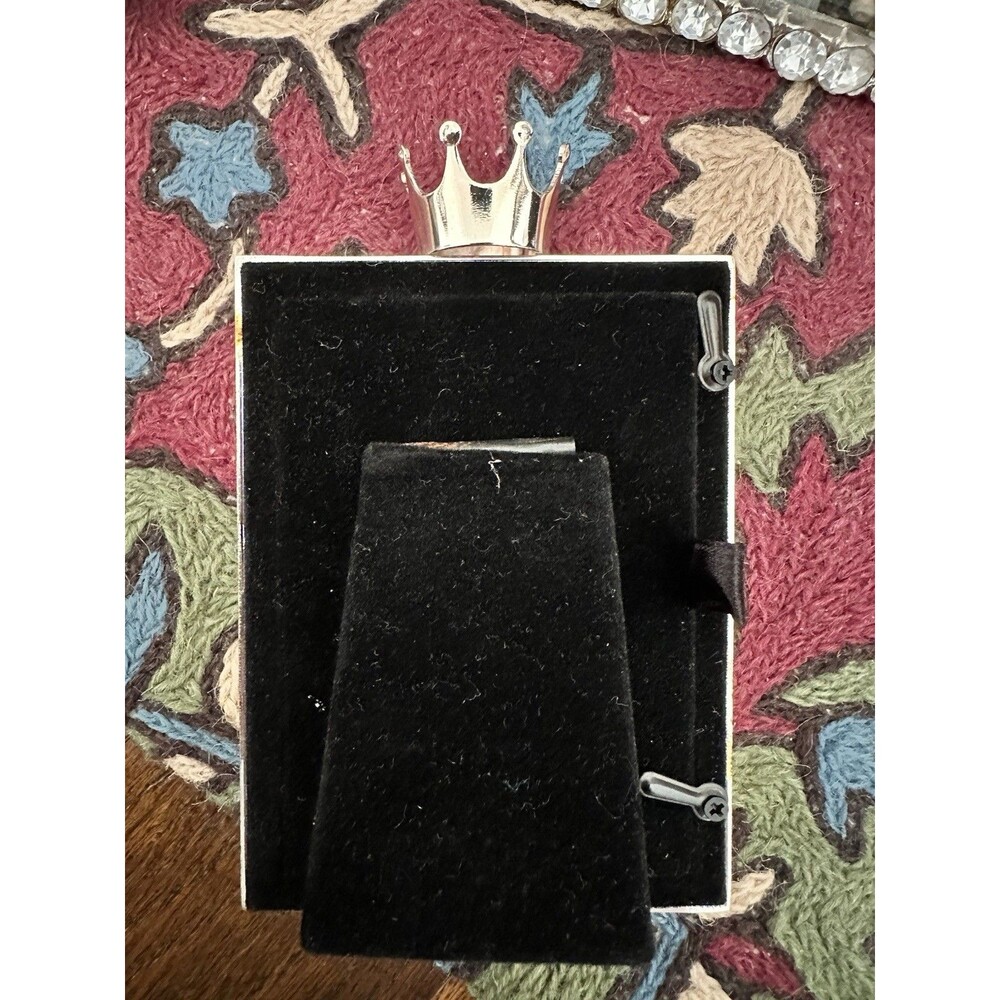 Pottery Barn Crown Photo Frame Birthday Girl or Boy 3x4 Princess Picture - Picture 4 of 10